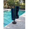 Outdoor Spa and Pool Towel Rack (Black)