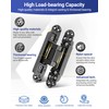 Polar Tangro 6 Inch Invisible Door Hinges (2 Pack), 3D