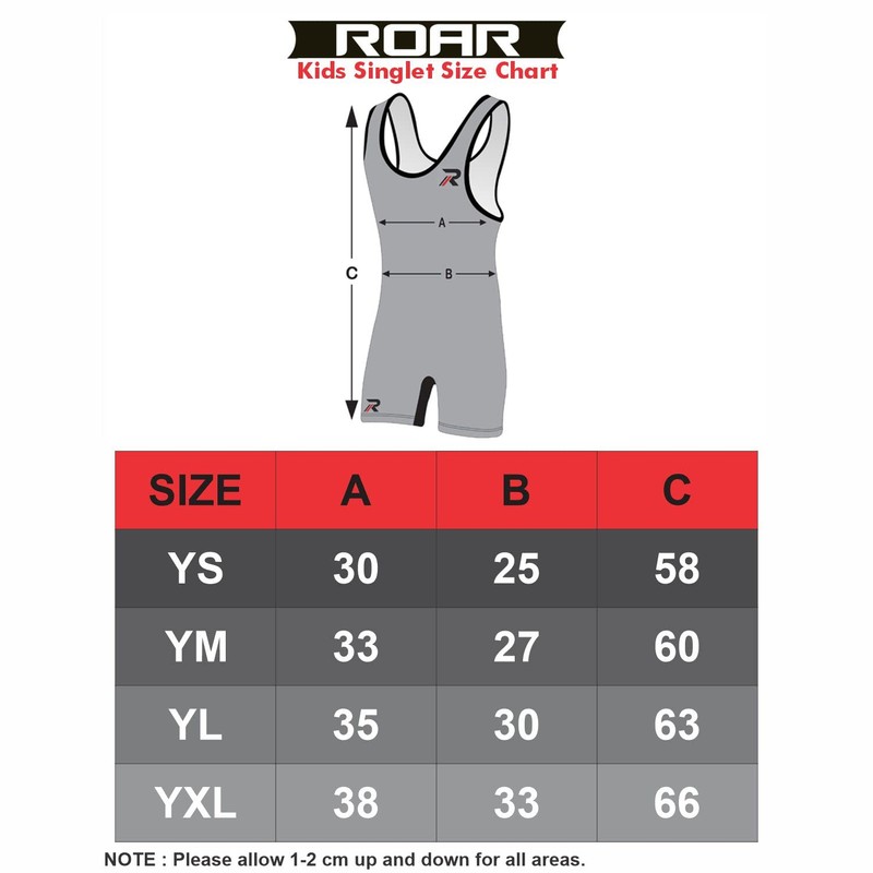 Roar Athletic Men's Wrestling Singlet Suit Bodywear Uniform for Men
