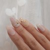 Cozy Bear Handmade Nail Tips - Short Square / 포근이