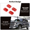 RT-TCZ Center Console Window Button Switch Trim Cover Decoration Interior