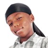 Red by Kiss Kids Sating Durags Powerwave Kids Durags Long