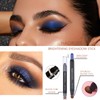 Blue Eyeshadow Stick, Glitter Eye Shadow Crayon Pen Eyeshadow Pencil