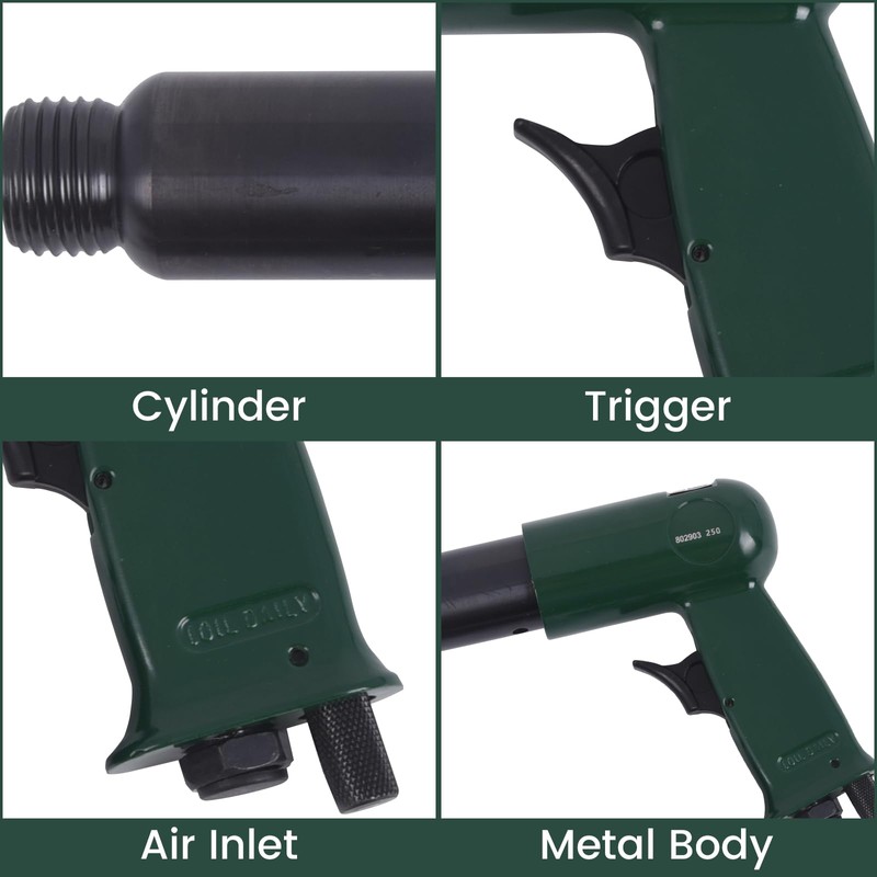 Doppy Air Hammer Kit with Quick Change Retainer and 4