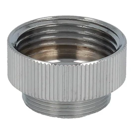 Schläfer 617010 - Reducer Premium 3/4 Inch Female Thread to M22 x 1 Male Thread in Chrome - Chrome-plated Adapter to Reduce to M22 x 1 for Shower Hoses Made of High-Quality Brass