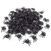 HONBAY 120PCS Plastic Mini Fake Black Spiders for Home and
