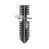 Topkidame 30pcs Double End Xmas Tree Retainer Clip Fastener 11/32"