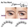 Mayhug Wimpern Cluster 144pcs 3D Effekt Cluster Lashes Weich Wimpern