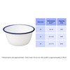 Falcon Enamel Shabby Chic Vintage Style Pudding Basin Bowl -