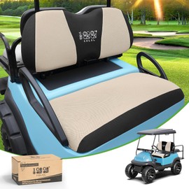 10L0L Elastic Golf Cart Seat Covers for Yamaha Club Car Precedent and Most Original Front Seat, Sandwich Material, A Perfect Balance of Warmth in Winter and Cooling in Summer
