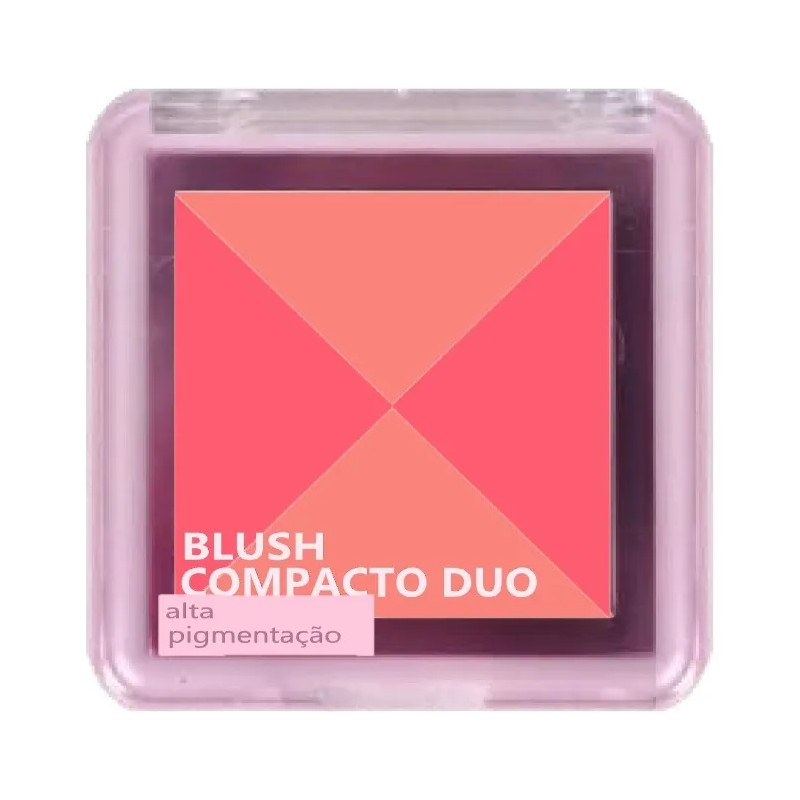 Rubor Ruby Rose Duo Compacto Blush Hbf585 Maquillaje Db03 Tono