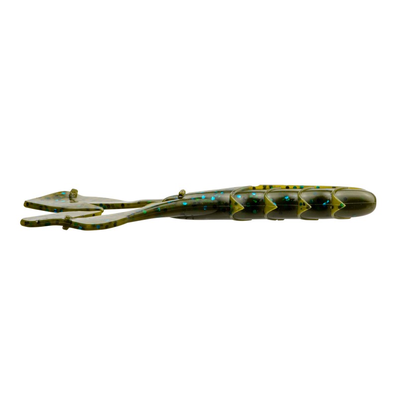 Yum Spine Craw - Green Pumpkin/Blue Flake YSCR3176