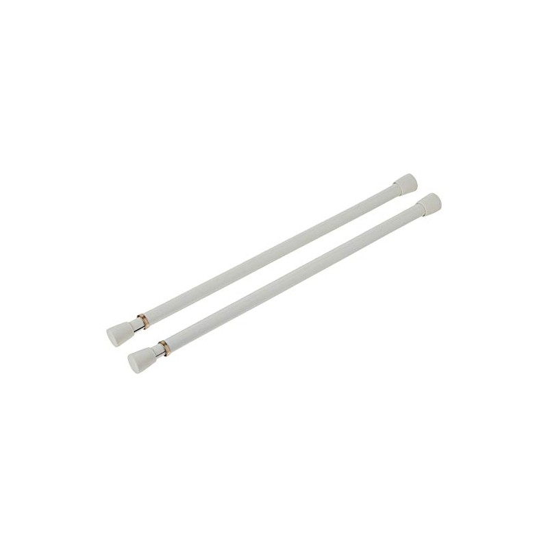 Spring Window Fashions 7/16-Inch Round Spring Tension Rod 11 to
