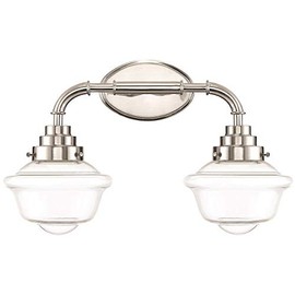 Sunset Lighting F13002-80 ECLAT Vanity, Bright Satin Nickel