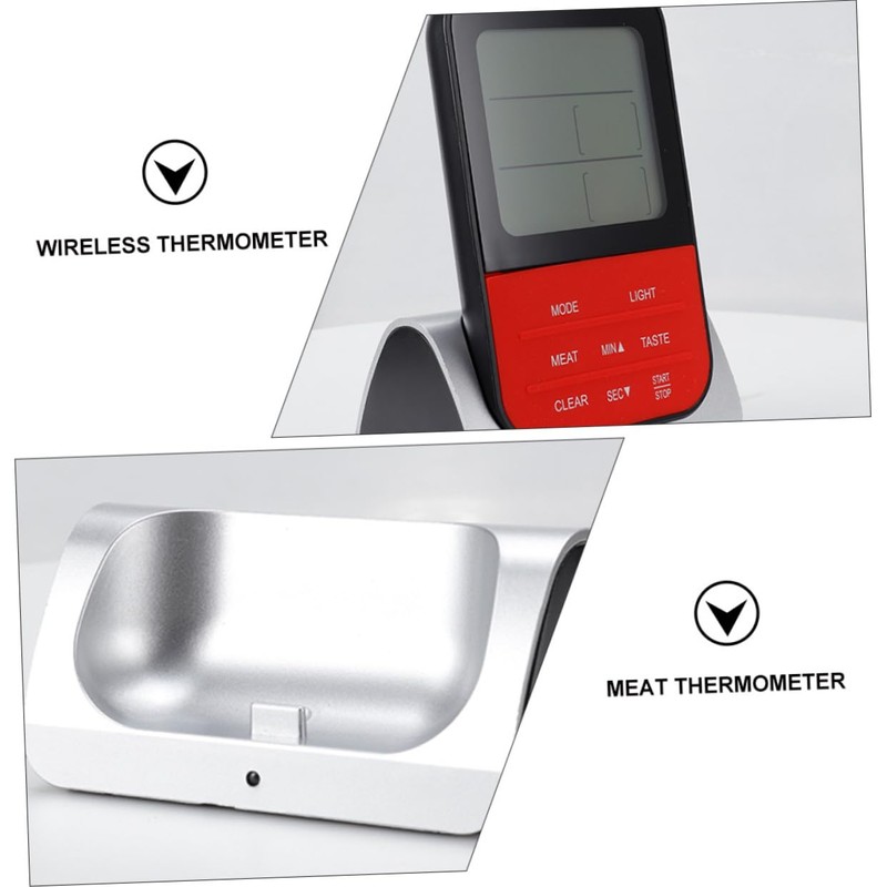 CIYODO Wireless Kitchen Thermometer with Dual Probes Accurate LCD Display