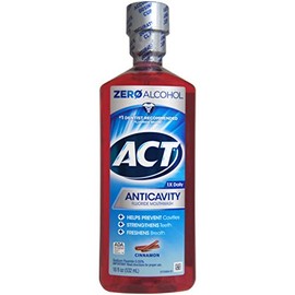ACT Anticavity Fluoride Rinse Cinnamon 18 oz (Pack of 3)