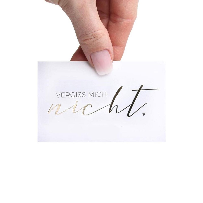 Appointment Cards (Set of 100) with Exclusive Gold Embossing for