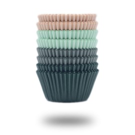 Bake Choice Cupcake Liner 200 Pcs Parchment Paper Muffin Liners, Standard Cupcake Liners, Food Grade Greaseproof Parchment Muffin Cups Calyx Series