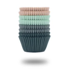 Bake Choice Cupcake Liner 200 Pcs Parchment Paper Muffin Liners, Standard Cupcake Liners, Food Grade Greaseproof Parchment Muffin Cups Calyx Series
