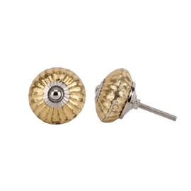 Drawer Pulls CGB Giftware | Antique Gold Glass