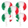 5 Pelucas Afro Tricolor Viva México Fiesta Patrias Seleccion Tricolor