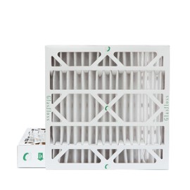 20x20x4 MERV 10 Pleated 4" Inch AC Furnace Air Filters by Glasfloss. Quantity 2. Actual Size: 19-1/2 x 19-1/2 x 3-3/4