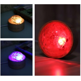 Water Ripple Lamp for Lamp Light Night Light for Atmosphere for Lamp Water Pattern for Lamp Usb Watching for Led Adornment Rotating for Ins for Desk for Lamp with Night for (16
