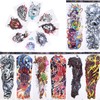 8 Sheets Full Sleeve Temporary Tattoos Stickers Watrproof 8 Sheets