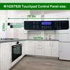 W10207928 Touchpad Control Panel Compatible with Whirlpool Range/Oven