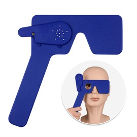 Ophthalmic Eye Occluder with 14 Holes for Ophthalmologists, Orthoptists and Optometrists to Eye Exam（Blue）