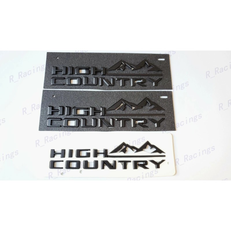 GM Auto Fender Matte Black High Country Rear Hood Duramax