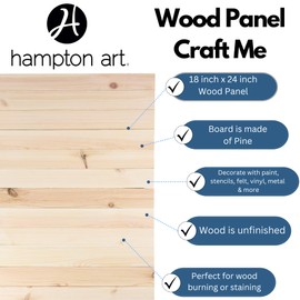 Hampton Art Wood Panel Pine 18X24