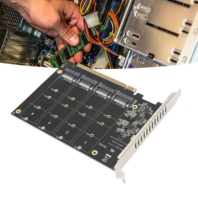 M.2 PCIE Adapter NVMe M.2 to PCIe 4.0 X16 Protocol