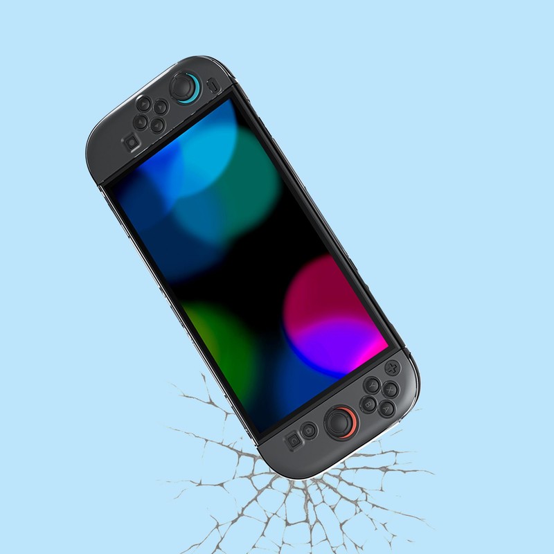 Dockable Clear Case for Switch 2(2025) with 7.9'' Tempered Screen