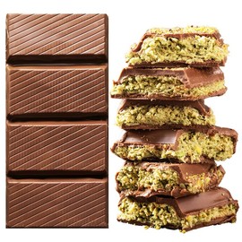 Dubai Chocolate Bar Kunafa Pistachio - Daily fresh shipment - Ideal Gift for all Occasions -Crispy Kunafe with Pistachio Paste