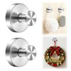 2 Pack Suction Cup Hooks for Shower Stainless Steel, Suction