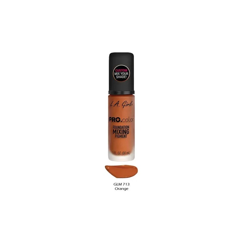 Base De Maquillaje Líquida L.a. Girl Pro Matte Naranja 30ml