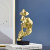 Thinker Statue Vivid Shape Compact Synthetic Resin Attractive Decorative Silence
