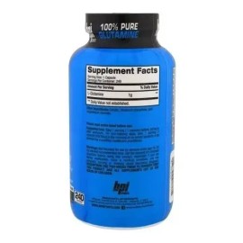 Bpi Sports 100 Glutamina 1 Gr 240 Caps Recuperación Músculo                                                                                           
