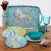 Certified International Deep Sea 12 pc Melamine Dinnerware Set, Service