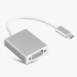 USB C to VGA Adapter, Thunderbolt 3 to VGA Adapter, Type C 3.1 Plug to VGA Female Adapter, Compatible with MacBook Pro 2019/2020/2021, MacBook Air, Galaxy
