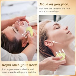 Neck Creams for Tightening and Firming, Gua Sha Neck Cream with Collagen, Retinol & Hyaluronic Acid, Anti-Aging Moisturizer Cream for Tightening on Neck & Décolleté Lifting, Wrinkle & Hydrating