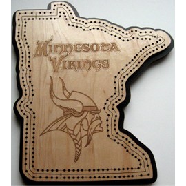 Minnesota, Vikings Minnesota Vikings Cribbage Board