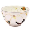 Ceramic Indigo Flowers Rice Bowl Magnolia