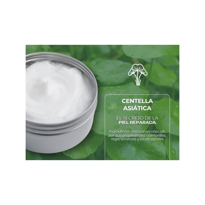 Crema de Centella Asitica con Colgeno Vegano y cido Hialurnico