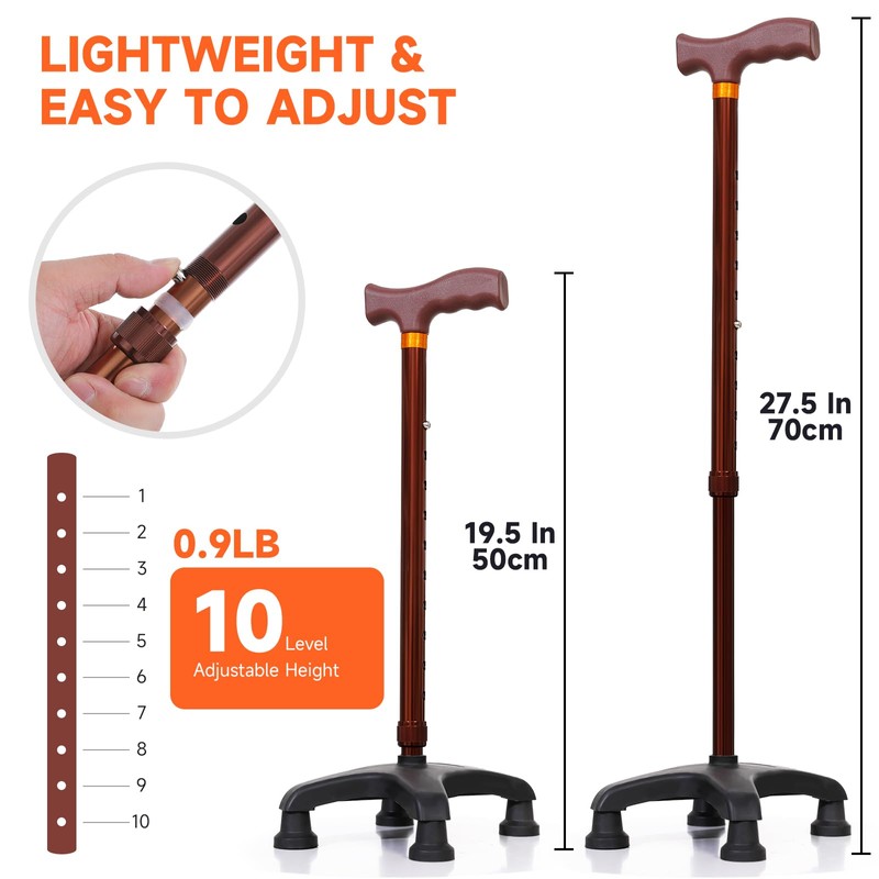 Fewener 19.5""-25.5"" Mobility Tool Adjustable Standing Aid Device, Portable Standing