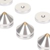 4 PCS Aluminum Alloy Speaker Spike Shockproof Adjustable Isolation Feet