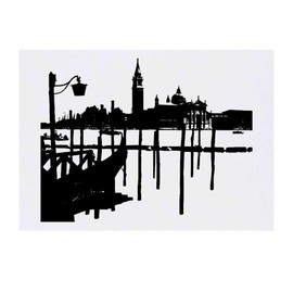 'Venice' Temporary Tattoo - Water Resistant, Skin-Safe, Non-Toxic Transfer (TO00018531)