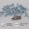 SKIR'CO (Pack of 100) Galvanised Steel 3.0 x 12mm Wood