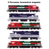 Ferromex locomotives 5 magnets by Andy Fletcher